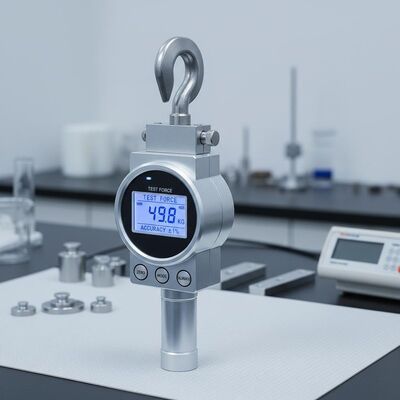 دستگاه آزمون تنش ظرفیت 50 کیلوگرم با دقت ±1٪ نیروی آزمایش و اندازه گیری جابجایی 0.001 میلی متر برای آزمایش دقیق قدرت کششی